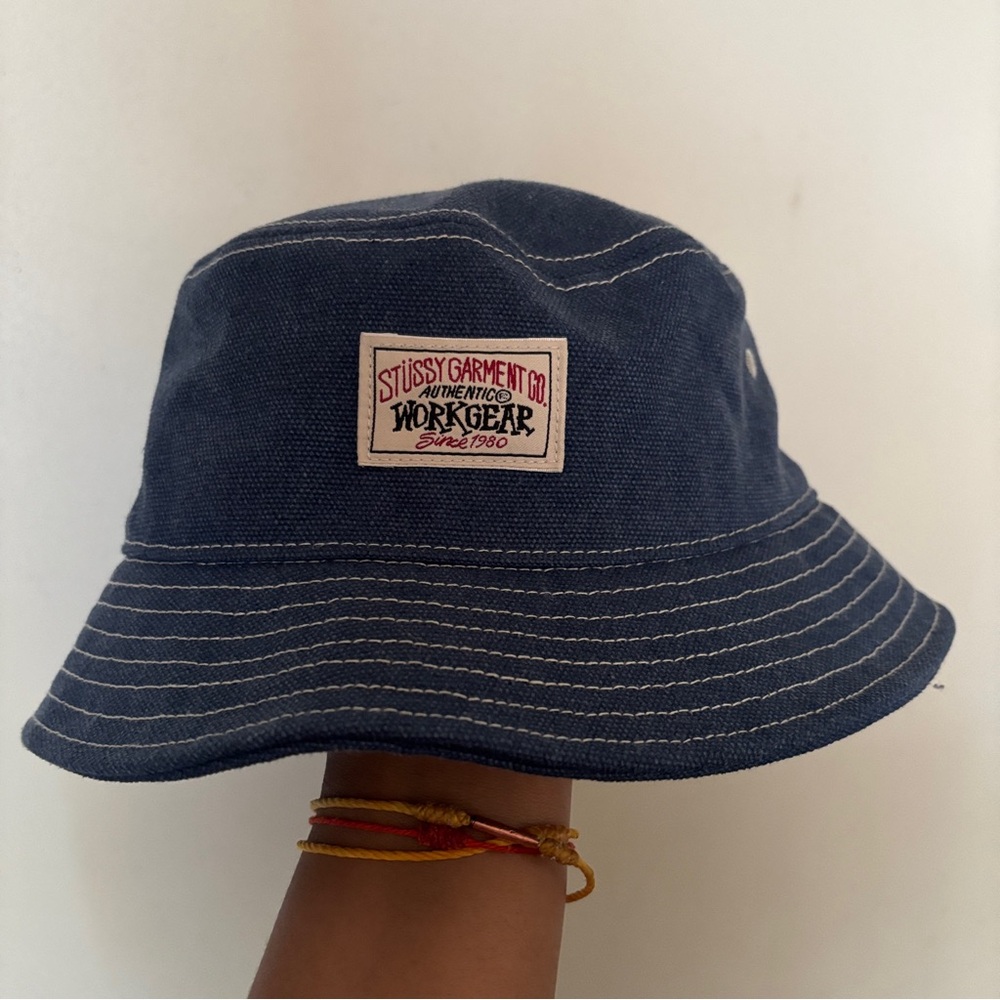Stussy Unisex Denim Bucket Hat